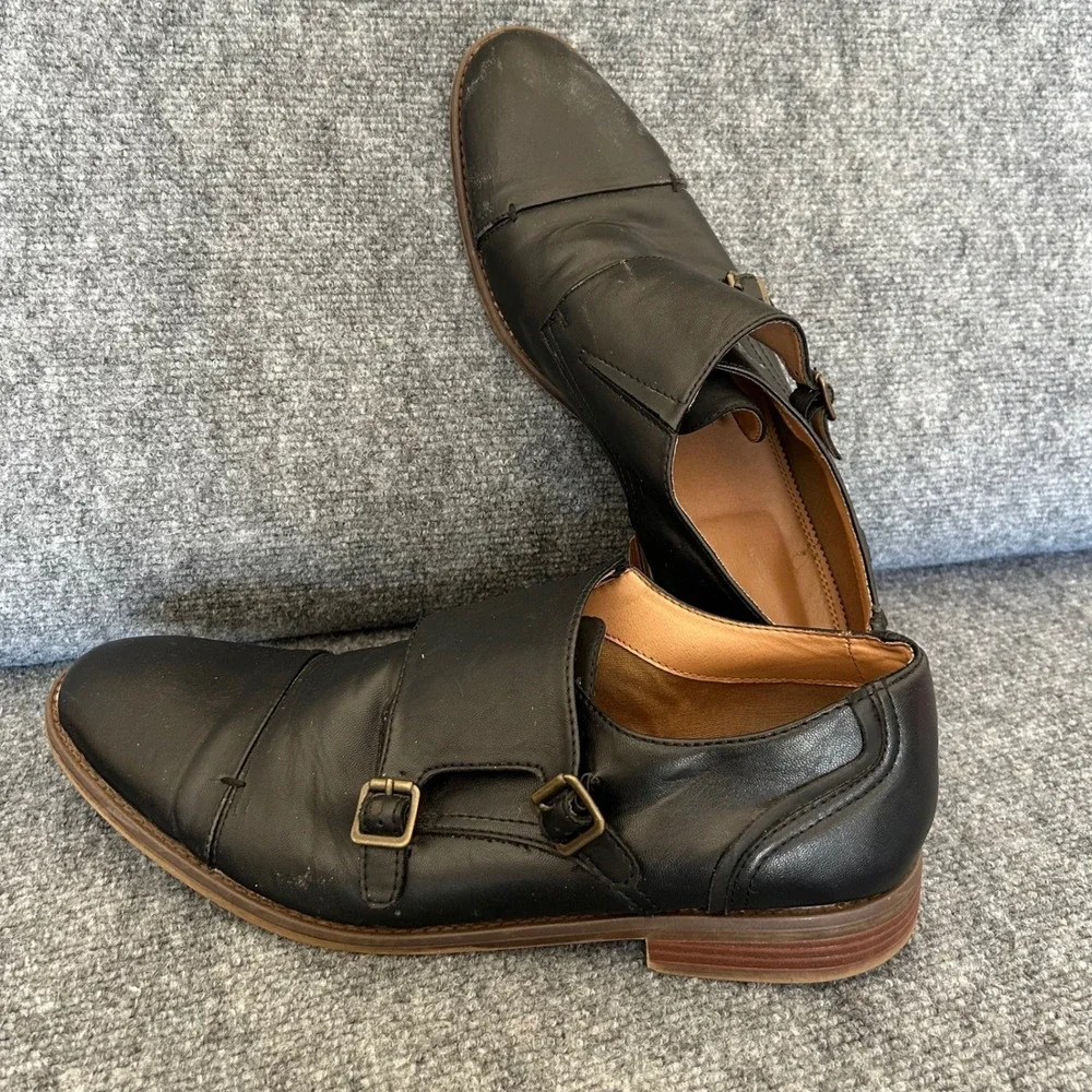 apt 9 brown dress shoes Apt. Mens Rosewood Double Monk Strap Black Cap Toe Size 12 M SIZE:MED nimble_3XL_oos Oh So Fresh Mini